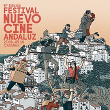 XVI Festival Nuevo Cine Andaluz. Projekt z dziedziny  Projektowanie plakatów, Trad, c i jna ilustracja użytkownika edmonestudio - 13.09.2019