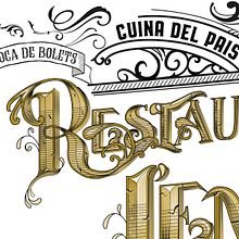 Mi Proyecto del curso: Lettering ornamental. Graphic Design, and Lettering project by Alexx Ten - 09.16.2019