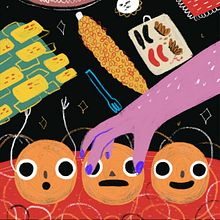 Día de las velitas. Animation, and Traditional illustration project by Catalina Vásquez - 12.16.2018