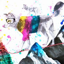 Animalised selfportrait (for Illustration Techniques to Unlock your Creativity course). Projekt z dziedziny Trad, c i jna ilustracja użytkownika Carin Van Der Kooi - 16.09.2019