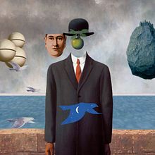 Animación Magritte . Animation, 2D Animation, Film, Film, Video, TV, Video Editing, Script, Motion Graphics, Photograph, Post-production, Audiovisual Post-production, Filmmaking, and Video project by Álvaro Pérez Sempere - 08.30.2019