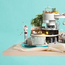 Adobe: Cannes Lions x Vogue. Een project van 3D, Fotografische postproductie y  Reclame van JVG - 17.09.2019