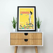Carnaval de Palencia 2019. Poster Design, Graphic Design, and Digital Illustration project by Mar Suárez - 09.17.2019