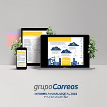 Pruebas de diseño para Correos. Graphic Design, and Web Design project by Mar Suárez - 09.17.2019