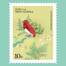 Papua new guinea stamp . Un progetto di 3D, Animazione di personaggi, Belle arti, Character design, Scultura, Illustrazione tradizionale e Papercraft di Diana Beltran Herrera - 17.09.2019