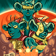 Mi Proyecto del curso: Ilustración vectorial: más volumen y rock and roll. Projekt z dziedziny Design, Projektowanie postaci, Projektowanie graficzne, Trad, c, jna ilustracja, Ilustracja c, frowa i Grafika wektorowa użytkownika Juan Sacristán - 17.09.2019