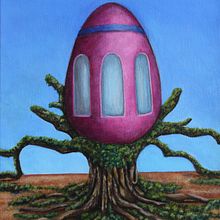 Casa en el Árbol. Un proyecto de Bellas Artes y Pintura acrílica de Mónica Reséndez - 17.09.2019