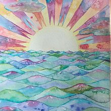 Experimentando con acuarela. Un progetto di Pittura ad acquerello di Verónica Gallardo - 20.08.2019