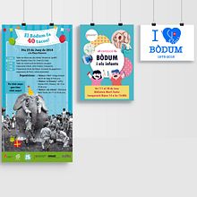 Logotipo y cartelería Col·lectiu Bòdum. Logo Design, Graphic Design, and Poster Design project by Rosa Roselló Garrigó - 06.23.2018