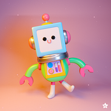 Robots. Een project van 3D, Speelgoedontwerp, Ontwerp van personages, 3D-karakterontwerp, Traditionele illustratie, Digitale illustratie y Kinderillustratie van Leonardo Estrada - 18.09.2019