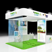 Diseño de stand Boehringer Ein Projekt aus dem Bereich 3D, Innenarchitektur, Br, ing und Identität, Bühnendekoration, Events, Infografik und 3-D-Modellierung von M. Mercedes Aramendia Ramos - 19.09.2019