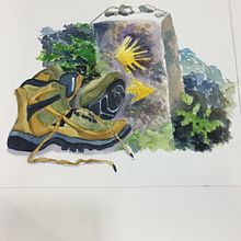 Mi Proyecto del curso: Técnicas modernas de acuarela. Un proyecto de Bellas Artes de Carmencita Ramos - 23.09.2019