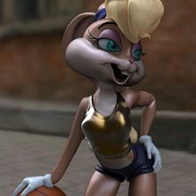 Lola Bunny. Un projet de Conception de personnages 3D de Jose L. Payo - 20.09.2019