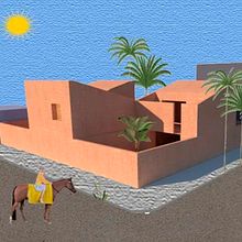 Mi Proyecto del curso: Representación gráfica de proyectos arquitectónicos. Un projet de Architecture, Architecture numérique, Design graphique, Architecture d'intérieur, Design d'intérieur, Pa, sagisme, Collage et Illustration architecturale de lucyprado - 21.09.2019