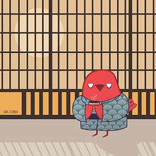 Morning Bird - Diseño de personajes estilo kawaii. Un progetto di Illustrazione tradizionale, Illustrazione vettoriale e Illustrazione digitale di Sara Azurdia - 21.09.2019