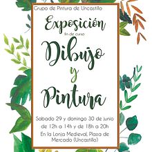 Cartel exposición 2019. Fine Arts, Poster Design, and Watercolor Painting project by Elisa Jarauta - 09.21.2019