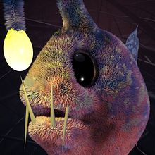 Furry fish. 3D, and 3D Modeling project by Marta Gómez Zárate - 09.22.2019
