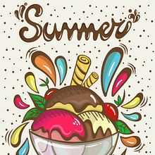 Bienvenido Verano . Traditional illustration project by Laura Guevara - 09.22.2019