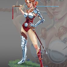 Elf warrior  Ein Projekt aus dem Bereich Design von Figuren von Keisy Lopez - 23.09.2019