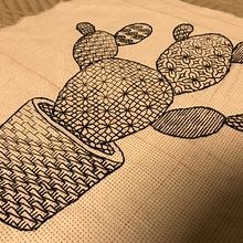 Mi Proyecto del curso: Introducción al bordado en blackwork. Un proyecto de Bordado de Sonia Real - 24.09.2019