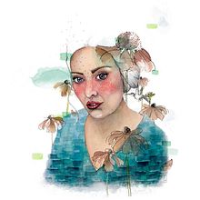 Mi Proyecto del curso: Retrato ilustrado en acuarela. Fine Arts, Creativit, and Digital Illustration project by Lourdes Rodríguez - 09.24.2019