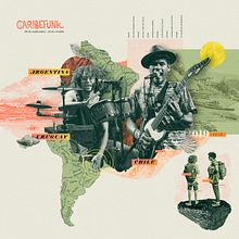 Proyecto: Collage digital Caribefunk. Un progetto di Collage, Design, Design editoriale e Graphic design di Rich - 24.09.2019