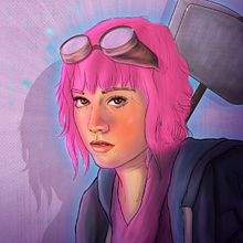 Ramona Flowers : Técnicas digitales de retrato ilustrado. Un progetto di Illustrazione digitale di Mr. Rabbit - 24.09.2019