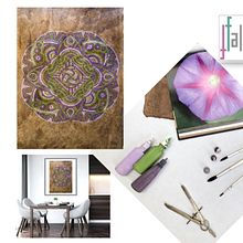 @falco_arte mandalas es uno de mis proyectos de instagram. Arts, Crafts, Fine Arts, Artistic Drawing, Acr, and lic Painting project by Fabiola Falcó - 09.25.2019