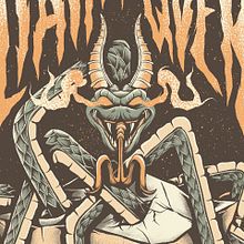 Voltaia + Qverno Gigposter. Poster Design, Traditional illustration, and Lettering project by Buba Viedma - 06.01.2019