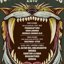 Nooirax Sounds Fest 2019. Graphic Design, Traditional illustration, and Lettering project by Buba Viedma - 07.15.2019