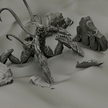 Mi Proyecto del curso: Escultura digital de criaturas fantásticas con ZBrush. Un progetto di 3D di alejandro645_al - 25.09.2019