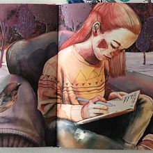 Ilustración Editorial . Un proyecto de Bellas Artes, Dibujo a lápiz, Ilustración tradicional e Ilustración infantil de Ana Santos - 01.03.2019