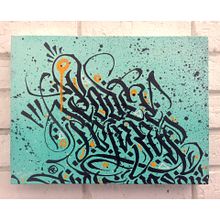 La vamo' a tumbar. Street Art, Calligraph, Collage, Creativit, Design, Lettering, T, and pograph project by TECK24 - 09.26.2019