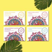 Flyers y tarjetas regalo. Graphic Design, Advertising, Br, ing & Identit project by Celia Macías - 09.26.2019