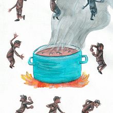 La maravillosa medicina de Jorge - Roald Dahl . Children's Illustration project by Víctor Navarro Mediavilla - 09.26.2019
