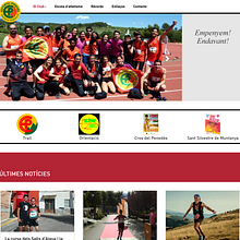 Desarrollo página web Club Esportiu Penedès . Dezvoltare web și Design web de Pol Forns Montaner - 10.30.2017