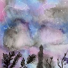 Mi Proyecto del curso: Técnicas modernas de acuarela. Traditional illustration, and Watercolor Painting project by Karina Quishpe Puga - 09.29.2019