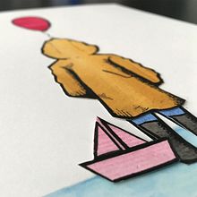 Portada Ilustrada para It. Un progetto di Belle arti, Disegno, Design editoriale e Illustrazione tradizionale di Cristina Saiz López - 29.09.2019