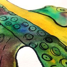 Dentro del mar. Un progetto di Disegno, Gestione di un portfolio, Illustrazione tradizionale e Pittura ad acquerello di Cristina Saiz López - 29.09.2019