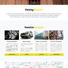 Parking Raval 21 WEB. Projekt z dziedziny Tworzenie stron internetow, ch i Web design użytkownika Marta Arévalo Segarra - 29.09.2019