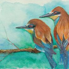 Mi Proyecto del curso: ANIMALIARIO. Watercolor Painting project by dogosdoneloy - 10.23.2019
