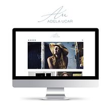 DISEÑO WEB Y LOGOTIPO ADELA UCAR. Un proyecto de Br, ing e Identidad, Diseño de logotipos, Diseño gráfico y Diseño Web de Kënsla - 30.09.2017