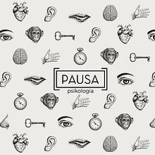 Branding, identidad visual, web. Pausa Psikologia. Un proyecto de Br, ing e Identidad, Diseño de logotipos, Diseño gráfico y Diseño Web de Kënsla - 30.07.2018