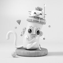 Mi Proyecto del curso: Introducción exprés al 3D: de cero a render con Cinema 4D. Projekt z dziedziny 3D, Design,  Projektowanie 3D, Trad, c, jna ilustracja, Ilustracja c i frowa użytkownika Maria Isabel Díez - 30.09.2019