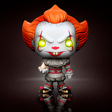 Afiche pennywise Funko. Un proyecto de Retoque fotográfico de Antonio Martinez - 01.10.2019