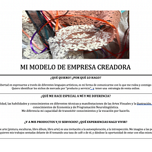 Mi Proyecto del curso: Modelos de negocio para creadores y creativos . Creativit project by Roxana Brizuela - 10.01.2019