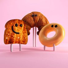 The Breakfast Crew. Un proyecto de 3D, Dirección de arte y Diseño de personajes 3D de Toni Buenadicha - 18.09.2019