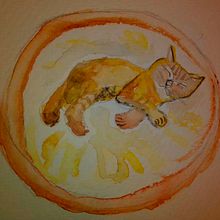 DIA 1- anillo  #inktober #inktoberDomestika. Watercolor Painting project by Zaida Olvera - 10.01.2019