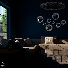Salón. 3D, Architecture, Digital Architecture, Interior Architecture, Fine Arts, and Graphic Design project by Luis Sosa Llopis - 10.02.2019