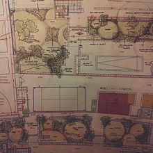 Boceto Diseño Jardines Urbanización Madrid. Architecture, Interior Architecture, Street Art, Fine Arts, Creativit, Pencil Drawing, Design, and Traditional illustration project by Luis Sosa Llopis - 10.02.2019